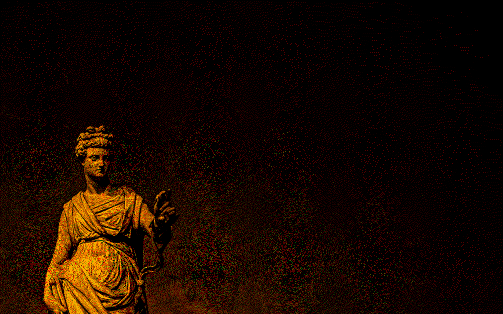 Classical statue illustration